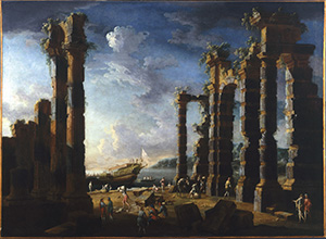 Port of Ostia in Calm Weather