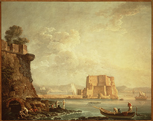 View of the Castel dell'Ovo, Naples