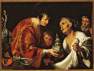 Saint Lawrence Giving the Treasures of the Church to the Poor
