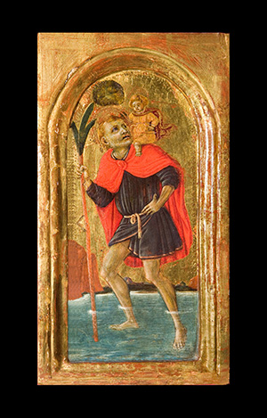 Saint Sebastian, Saint Ursula, and Saint Christopher