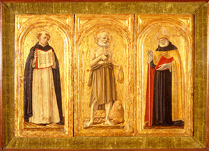 Saints Augustine, Jerome and Albertus Magnus