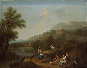 Idyllic Landscape with Figures