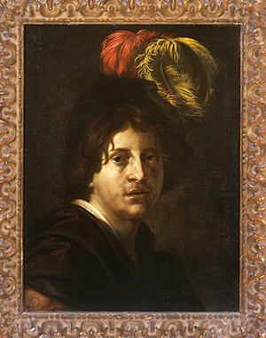 Portrait of a Man with a Feathered Hat