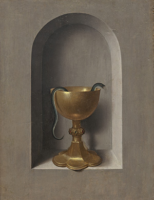 Saint Veronica [obverse]; Chalice of Saint John the Evangelist [reverse]