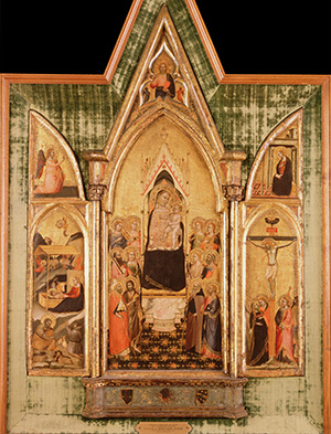 Madonna Surrounded by Saints (The Aldobrandini Triptych)