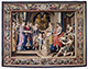 Tapestry showing the Marriage of Constantine and Fausta