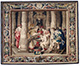 Tapestry showing the Baptism of Constantine