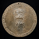 Mehmed II, 1430-1481, Sultan of the Turks 1451 [obverse]; Three Crowns: Constantinople, Iconium, and Trebizond [reverse]
