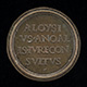 Alvise da Noale, active 1509-1533, Jurist [obverse]; Inscription [reverse]