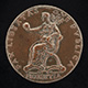 Cosimo de' Medici, 1389-1464, Pater Patriae [obverse]; Florence Holding an Orb and Triple Olive Branch [reverse]