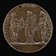 Innocent VIII (Giovanni Battista Cibò, 1432-1492), Pope 1484 [obverse]; Justice, Peace, and Abundance [reverse]