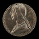 Costanza Bentivoglio, Wife of Antonio Pico della Mirandola 1473, Countess of Concordia 1483 [obverse]; Constancy Leaning on Tall Staff [reverse]
