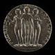 Giovanni Pico della Mirandola, 1463-1494, Philosopher and Poet [obverse]; The Three Graces [reverse]