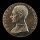 Filippo Strozzi, 1428-1491, Florentine Merchant-Prince [obverse]; Eagle and Strozzi Shield in a Meadow [reverse]
