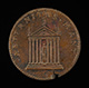 Giampietro Mantova Benavides, died 1520, Paduan Physician [obverse]; Temple with Goddess [reverse]