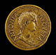 Antonia, 36 B.C.-A.D. c. 38, Daughter of Mark Antony and Octavia [obverse]; Claudius Caesar [reverse]