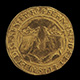 Ferdinand II, 1452-1516, King of Aragon 1479, and Isabella, 1451-1504, Queen of Castile and León 1474 [obverse]; Eagle Displaying Crowned Shield of Aragon and Castile [reverse]