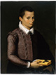 Portrait of a Boy Holding a Book