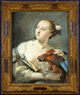 Young Woman with a Parrot