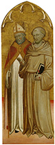 Bishop Saint and Saint Francis of Assisi