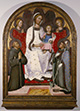 Madonna and Child with Two Angels, Saint Francis and Saint Louis of Toulouse