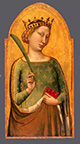A Crowned Virgin Martyr (St. Catherine of Alexandria)