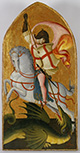 Virgin and Child Enthroned with the Archangel Michael, and Saints Lawrence, Stephen, George