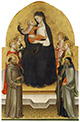 Madonna and Christ Child with Angels and Saints Mary Magdalene, Francis, Dorothy, and Anthony Abbot