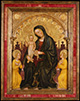 Enthroned Madonna and Child with Two Angels