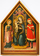 Madonna and Child Enthroned Between Saints Lucy and Eligius