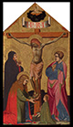 The Crucifixion, with the Virgin Mary, Saint Mary Magdelene, Saint John the Evangelist, and a Female