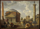 Fantasy View with the Pantheon and other Monuments of Ancient Rome