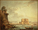 View of the Castel dell'Ovo, Naples