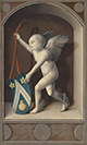 Christ among the Doctors [obverse]; Putto with Arms of Jacques Coëne [reverse]