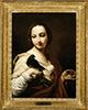 Girl with Black Dove