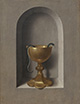 Saint Veronica [obverse]; Chalice of Saint John the Evangelist [reverse]