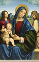 Madonna and Child with Two Angels