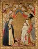 The Virgin in Adoration of the Christ Child with Saints Bernard and Bernardino and Angels