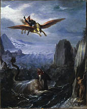 Girolamo da Carpi, Ruggiero Saving Angelica, c.1530-56, El Paso Museum of Art, K1202