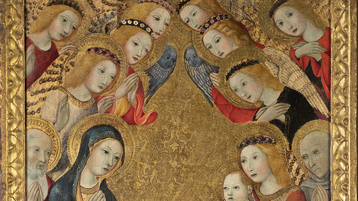 Punchwork with Personality in the “Adoration of the Child” by Sano di Pietro